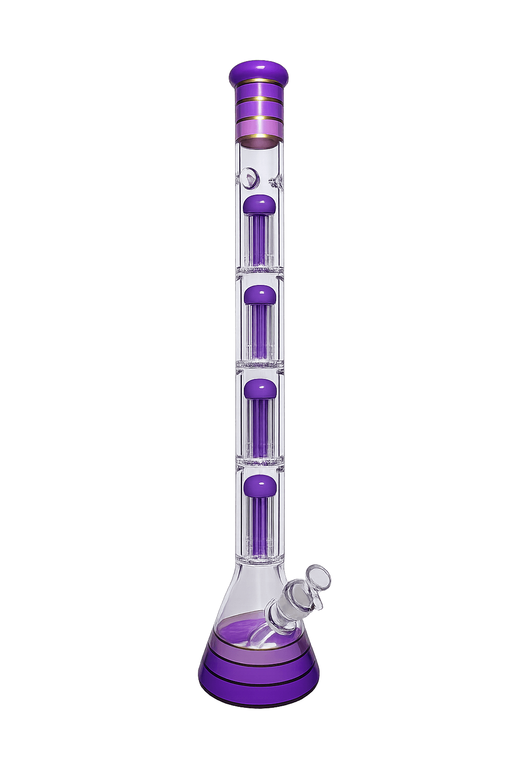 GC Triple Chamber Mushroom Perc Water Pipe